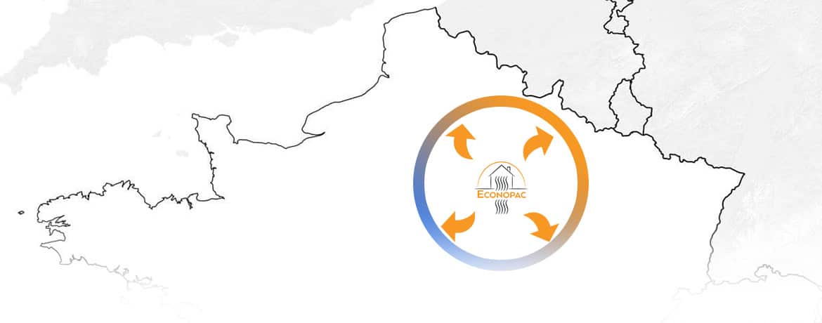 installation pompes à chaleur dans la Marne , la haute Marne, l'aube et la seine et Marne par Econopad